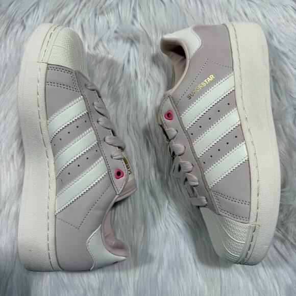 Adidas Superstar XLG Valentine's Day 2024 Womens Shoes ID1103 NEW Multi Sz - Picture 3 of 4